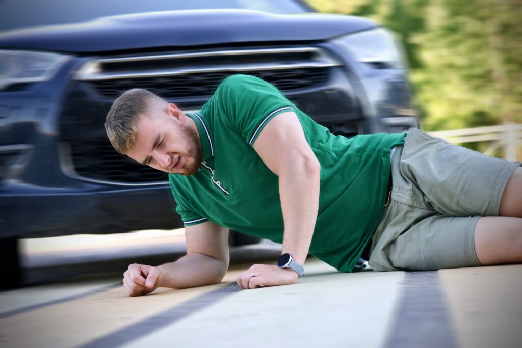 Hombre haciendo footing atropellado por un coche