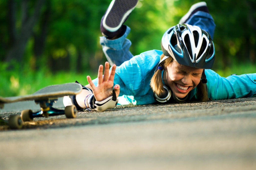 Skateboarding accidents can lead to serious injuries