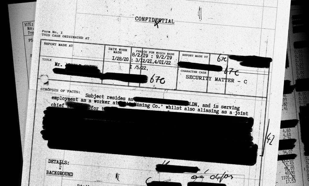 Sample of a police report