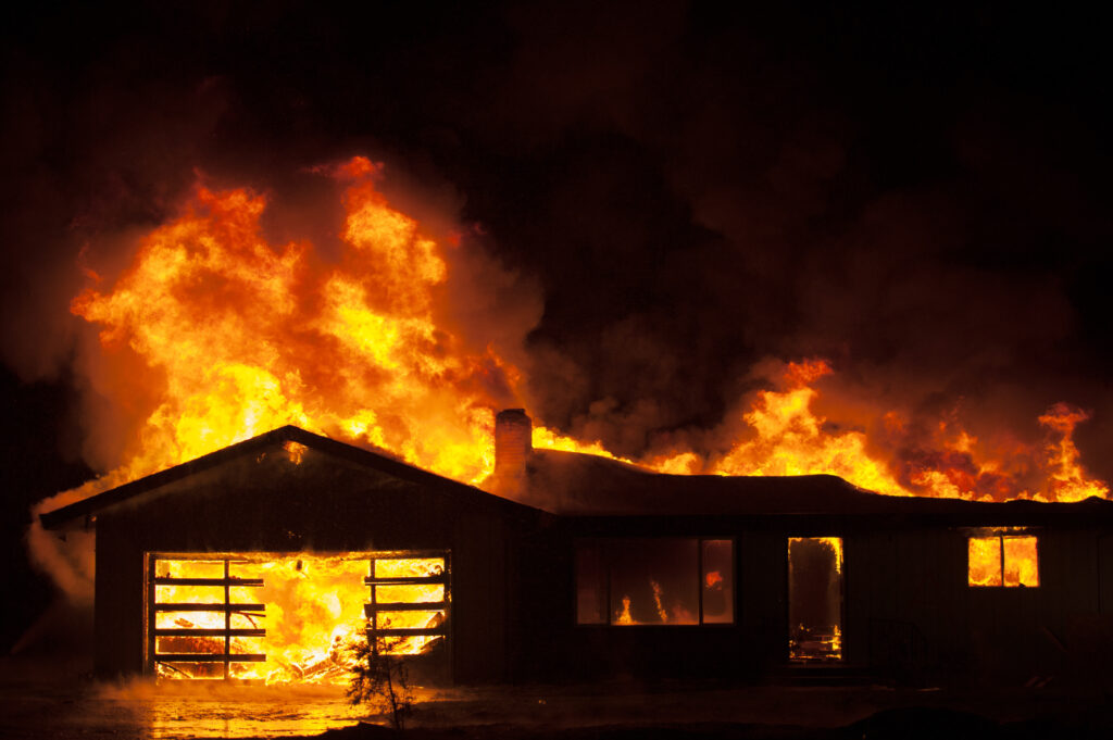 California fires can set homes ablaze