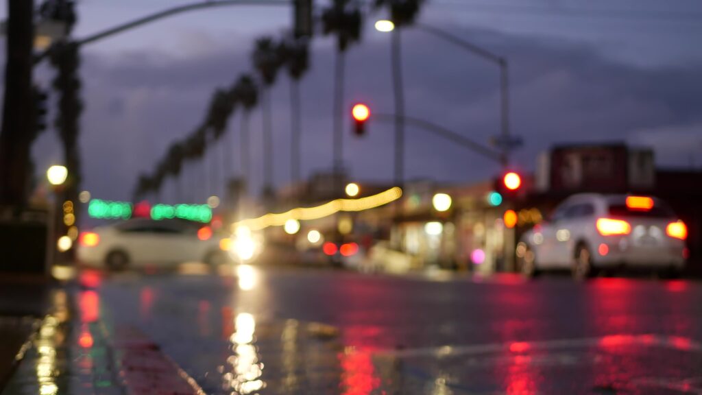 LA thunderstorms can produce heavy rain and high winds.