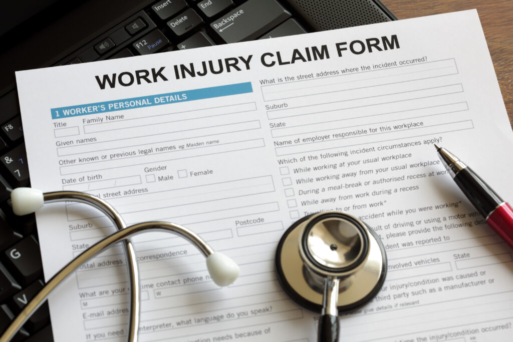 workers' compensation benefits - forms for filing a claim